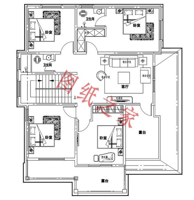 三層農村別墅設計圖，簡單大氣，有沒有讓你心動的一款？