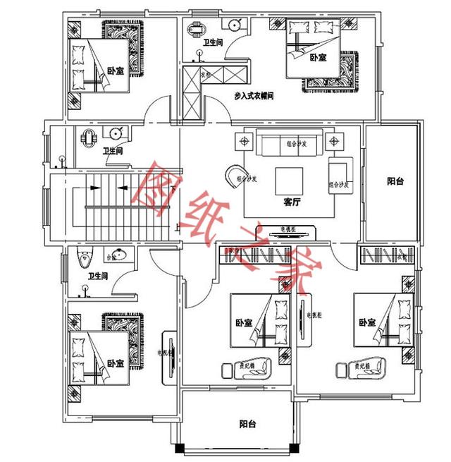 三層農村別墅設計圖，簡單大氣，有沒有讓你心動的一款？