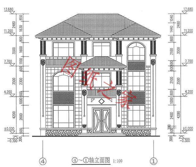 三層農村別墅設計圖，簡單大氣，有沒有讓你心動的一款？