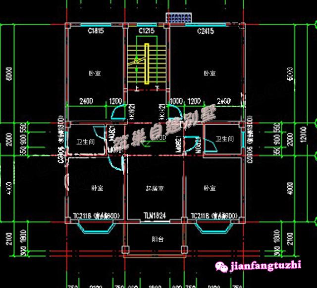 占地100平米的四層別墅設計圖，帶地下室，舒服，大氣、寬敞