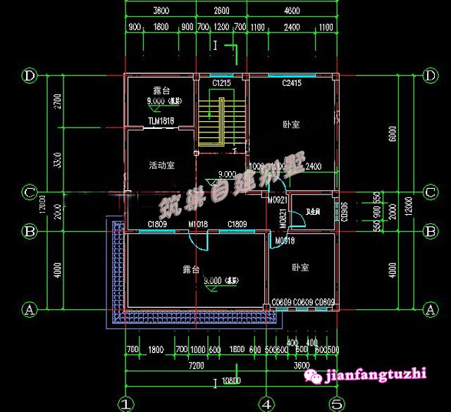 占地100平米的四層別墅設計圖，帶地下室，舒服，大氣、寬敞