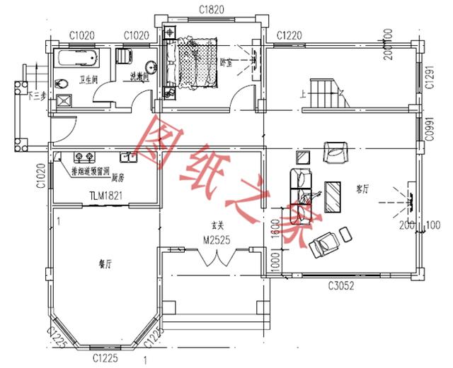 三層小別墅設計圖，外觀大氣、布局無可挑剔，經濟實惠又實用，你心動了嗎？