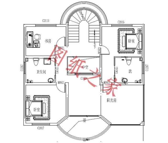 5款三層農村別墅設計圖，溫馨舒適，戶型方正，簡單實用