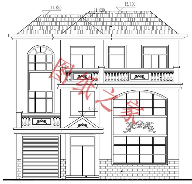 5款三層農村別墅設計圖，溫馨舒適，戶型方正，簡單實用