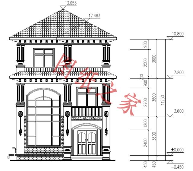 5款三層農村別墅設計圖，溫馨舒適，戶型方正，簡單實用