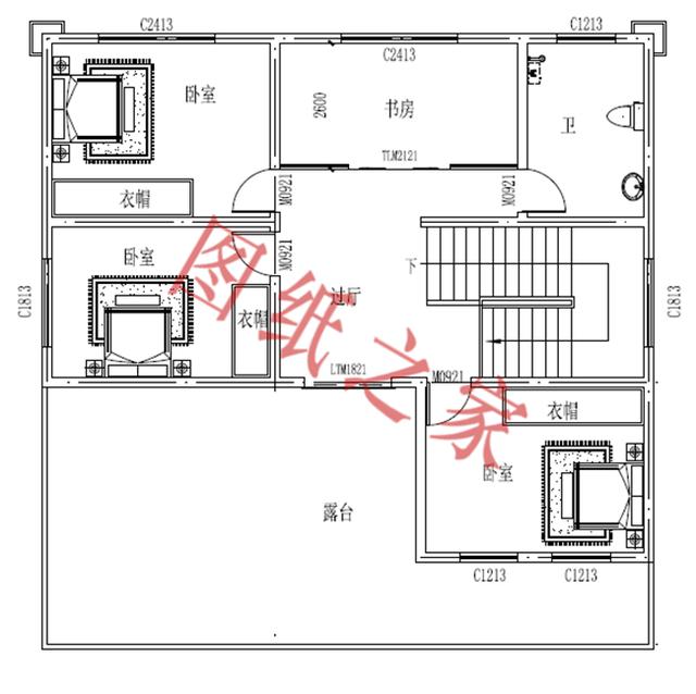 5款三層農村別墅設計圖，溫馨舒適，戶型方正，簡單實用