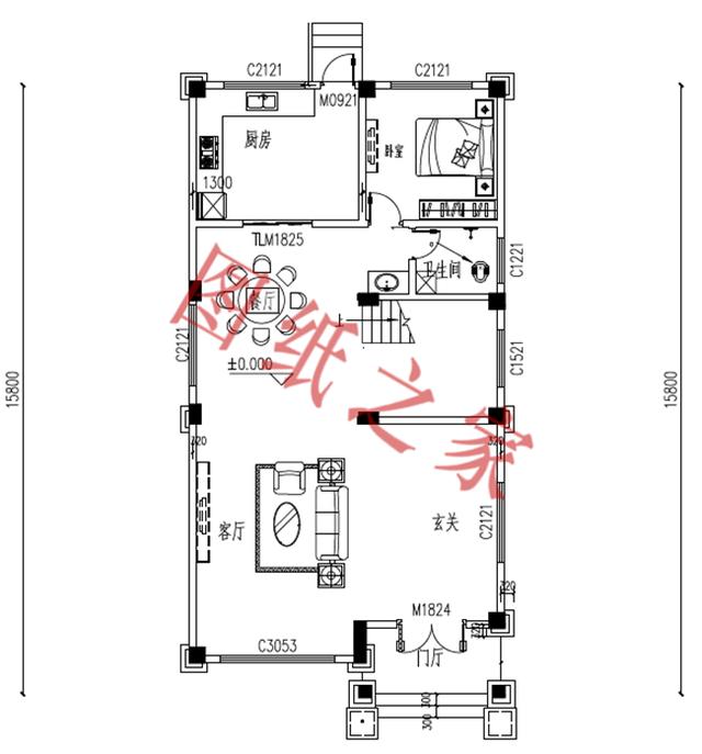5款三層農村別墅設計圖，溫馨舒適，戶型方正，簡單實用