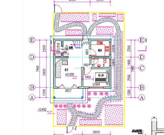 7×7米小戶型二層平頂別墅設(shè)計圖，造價不高，戶型時尚大氣
