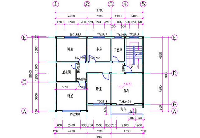 占地120平米的三層帶車庫別墅設計圖，精致實用，30萬以內