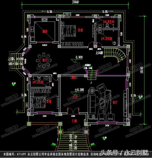 豪華簡歐別墅設計圖，氣質感十足，讓人倍感溫馨！