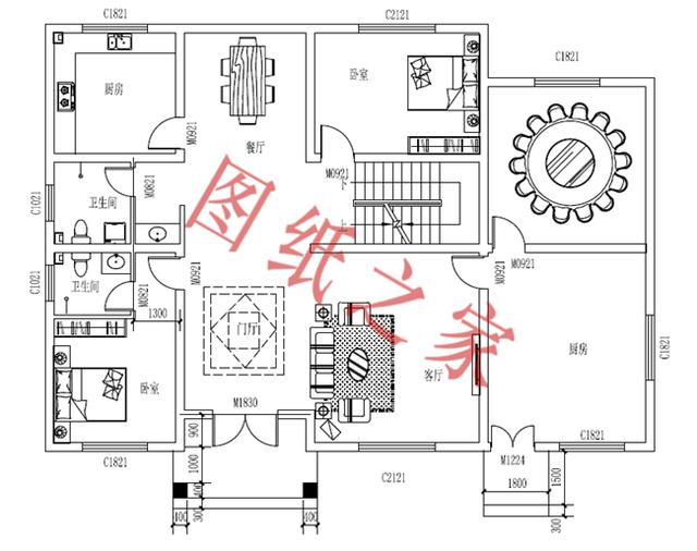 二層別墅設計圖，外觀新穎，快來選購吧！！！
