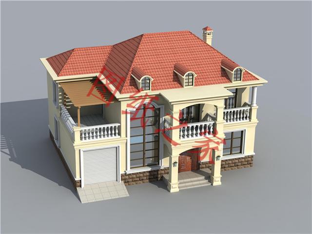 二層別墅設計圖，外觀新穎，快來選購吧！！！