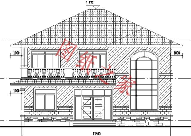 二層別墅設計圖，外觀新穎，快來選購吧！！！