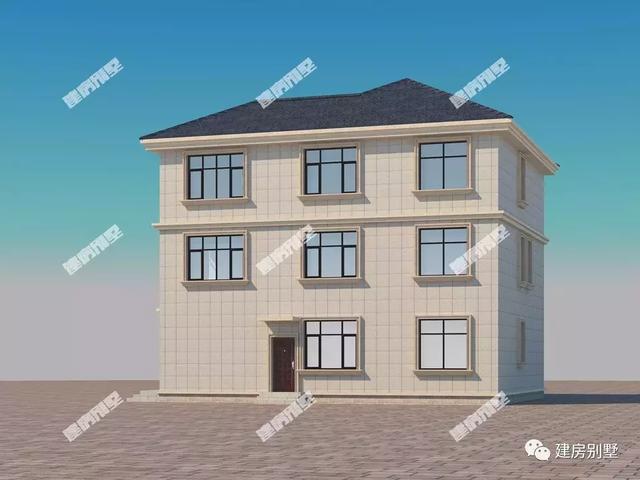 一屋多戶的別墅設計圖，外觀大氣，結構實用，越看越喜歡！