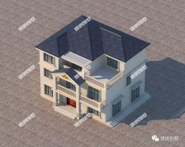 一屋多戶的別墅設計圖，外觀大氣，結構實用，越看越喜歡！