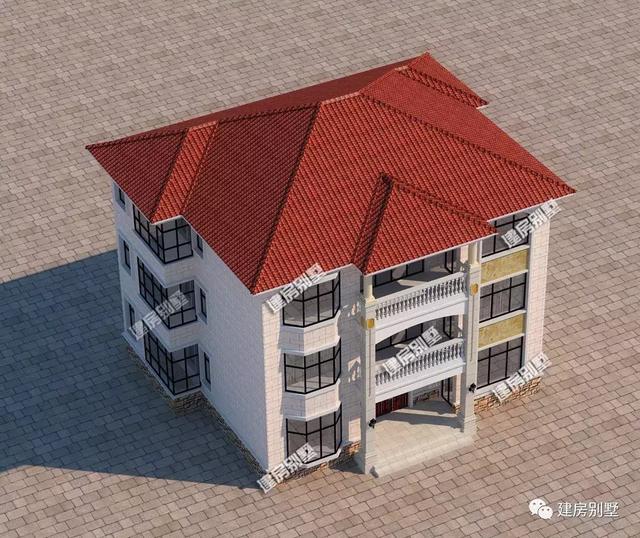 一屋多戶的別墅設計圖，外觀大氣，結構實用，越看越喜歡！