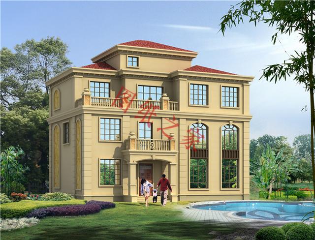 農村三層別墅設計圖，外觀新穎，設計獨特，造價實惠！