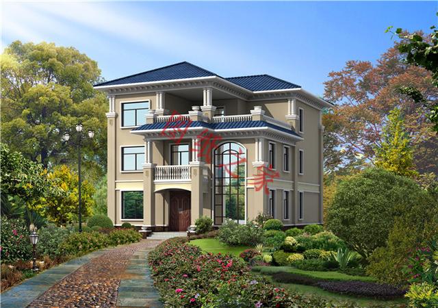 農村三層別墅設計圖，外觀新穎，設計獨特，造價實惠！