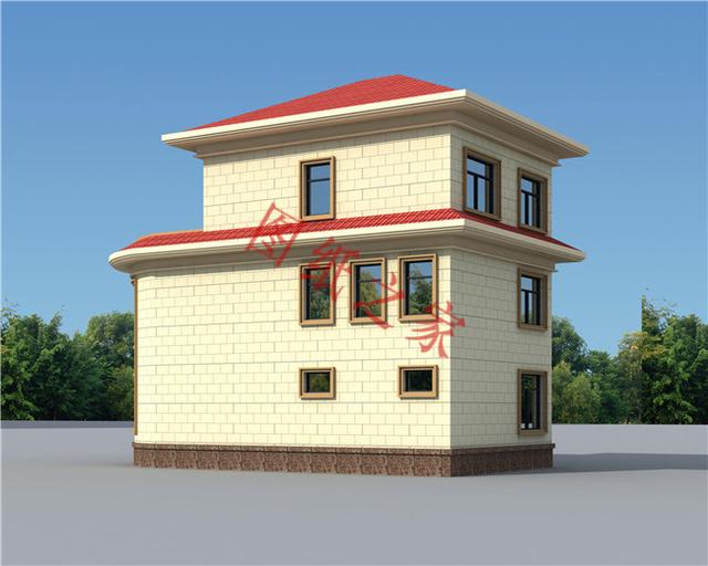 農村三層別墅設計圖，外觀新穎，設計獨特，造價實惠！