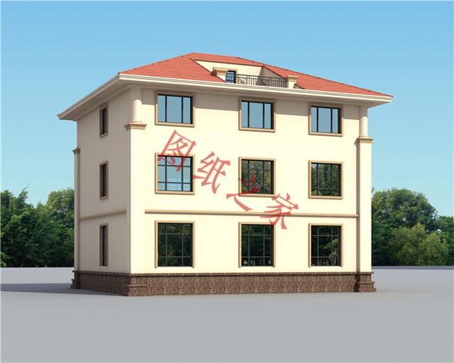農村三層別墅設計圖，外觀新穎，設計獨特，造價實惠！