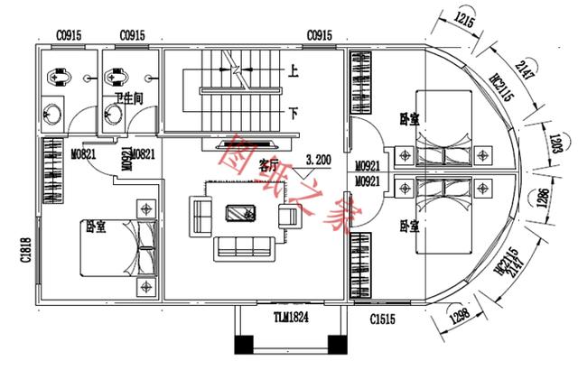 農村三層別墅設計圖，外觀新穎，設計獨特，造價實惠！