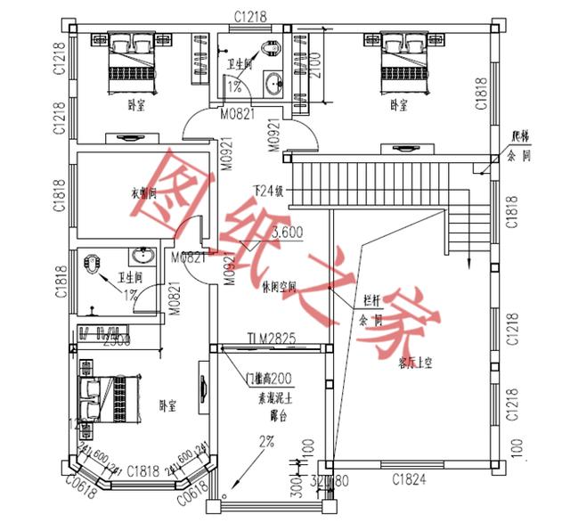 二層別墅設(shè)計(jì)圖，讓你遠(yuǎn)離城市喧囂，心曠神怡！