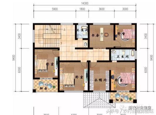 經典帶車庫二層設計圖 外觀舒適！造價實惠！