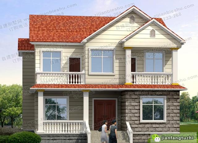 幾款20萬左右農村二層小別墅設計圖！