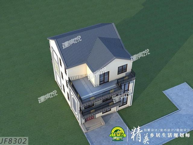 新款中式別墅設計圖，占地小，內部設施全面！