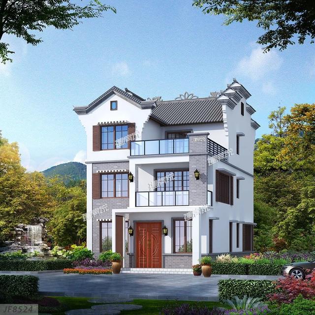 新款中式別墅設計圖，占地小，內部設施全面！