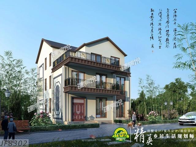 新款中式別墅設計圖，占地小，內部設施全面！