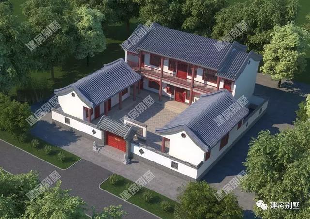 新中式別墅設(shè)計圖，外觀高端，造價合理，是你理想的選擇！