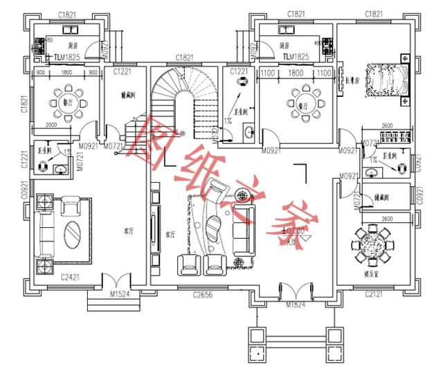 5套三層別墅設計圖，結構合理舒適，造價實惠。