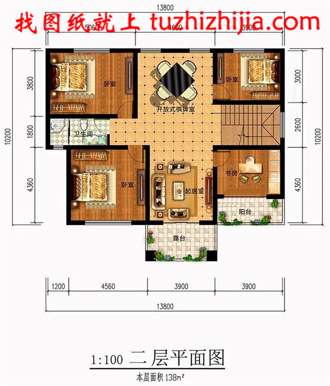 5套農村二層樓簡單大氣的設計圖紙，回老家自建正合適