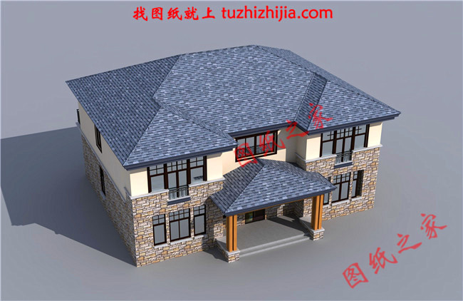 5套農村二層樓簡單大氣的設計圖紙，回老家自建正合適