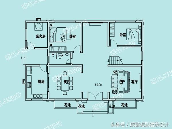 占地小的新式自建房，外觀大氣，布局合理！