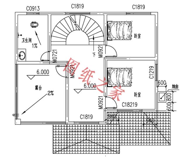 6套農村三層別墅設計圖，外觀大氣、造價低廉！