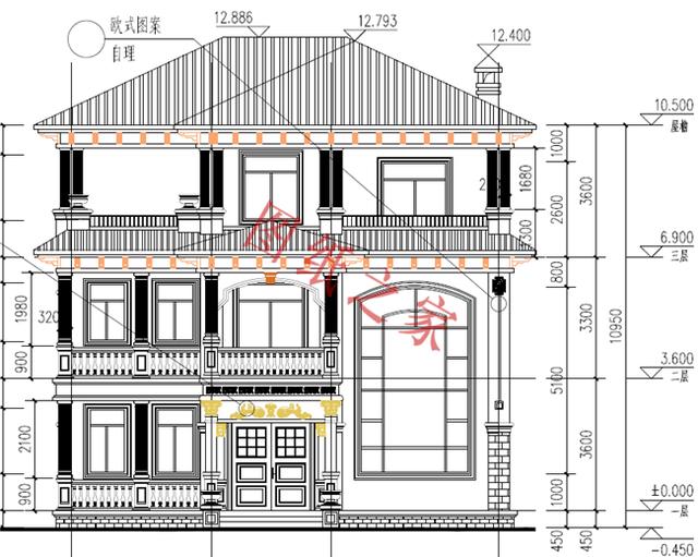 6套農村三層別墅設計圖，外觀大氣、造價低廉！