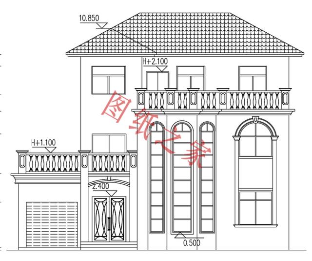 6套農村三層別墅設計圖，外觀大氣、造價低廉！