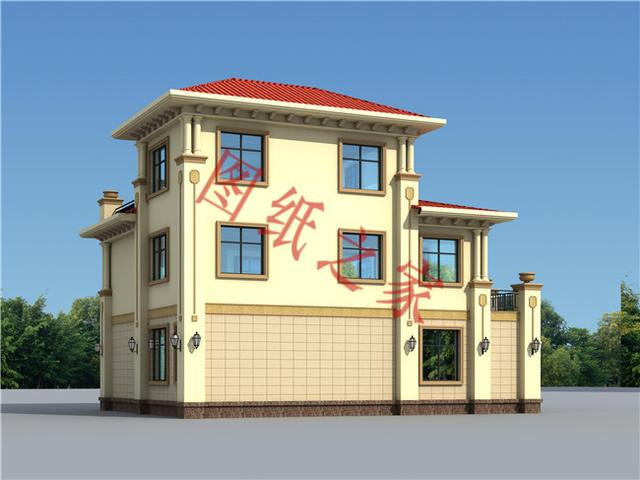 6套農村三層別墅設計圖，外觀大氣、造價低廉！