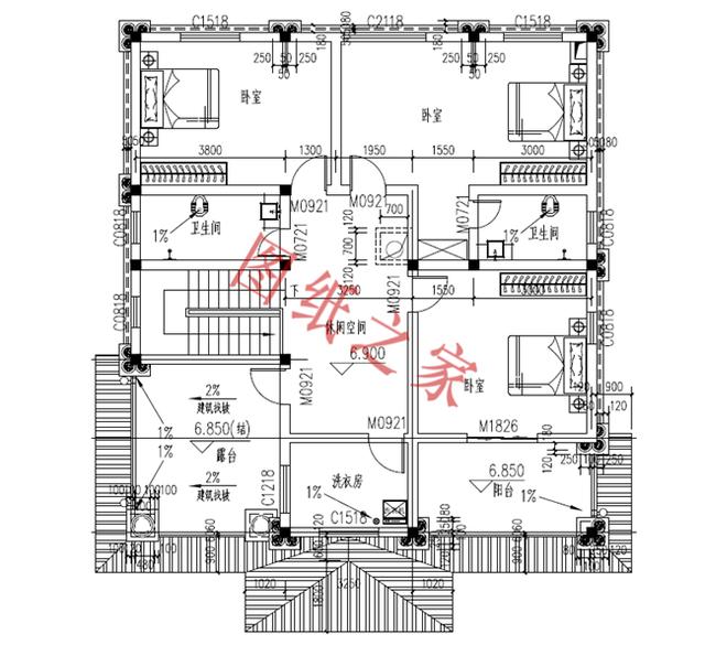 6套農村三層別墅設計圖，外觀大氣、造價低廉！