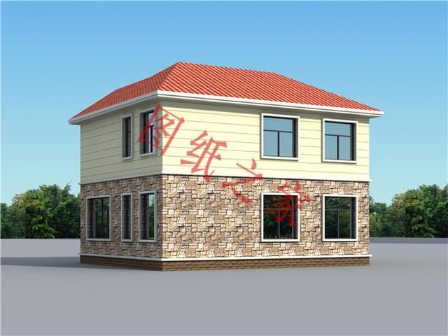 農村二層自建房設計圖，造價低廉，您理想的首選！