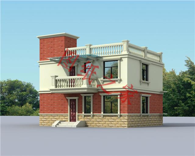 農村二層自建房設計圖，造價低廉，您理想的首選！