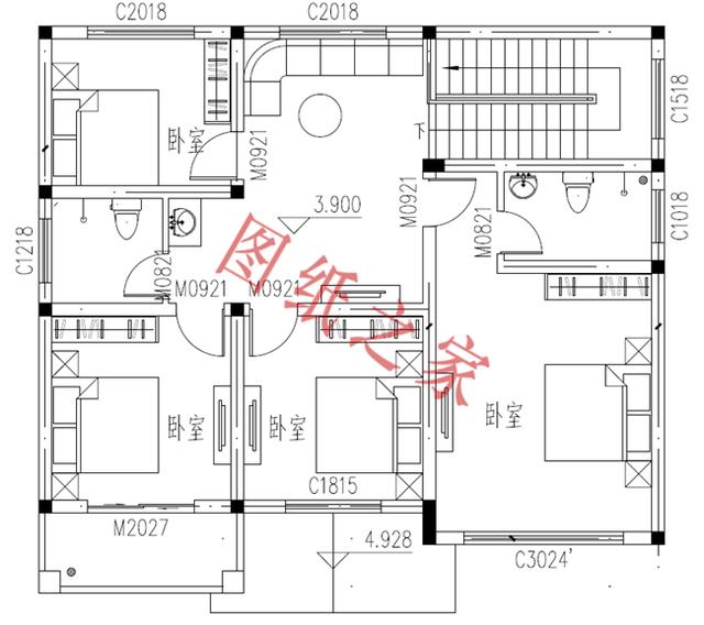 農村二層自建房設計圖，造價低廉，您理想的首選！