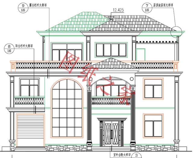 6套三層別墅設計圖，外觀獨特，結構合理！您還在猶豫什么？
