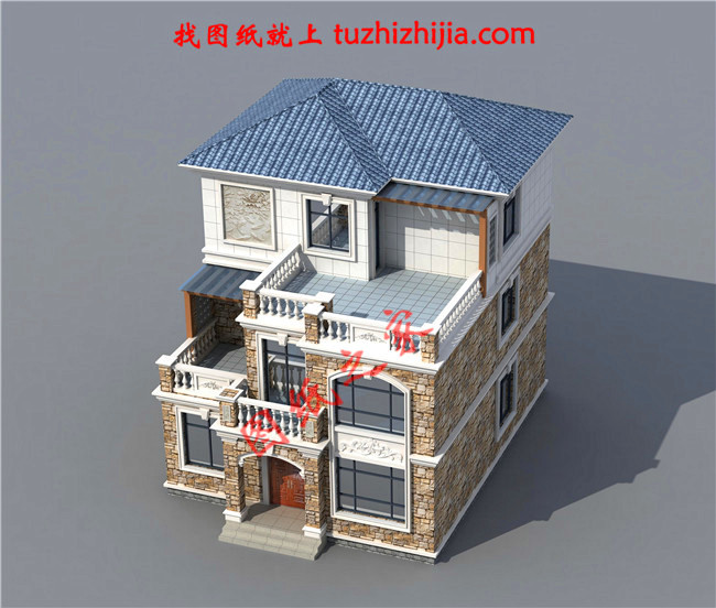 農(nóng)村120方三層自建房子設(shè)計(jì)圖紙，再過(guò)10年不會(huì)淘汰