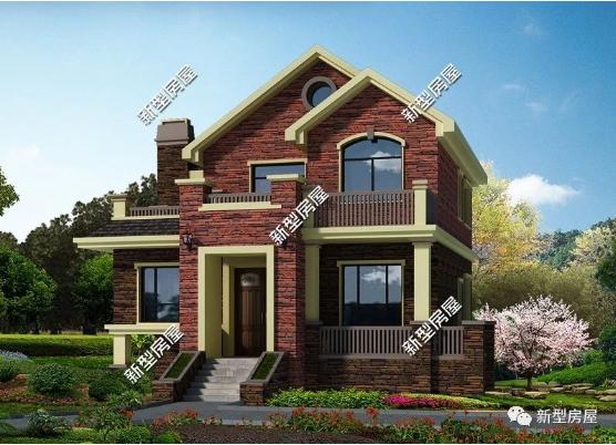 養老房設計圖，占地面積小，外觀美造價小！