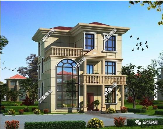 養老房設計圖，占地面積小，外觀美造價小！