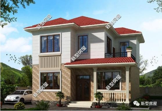 養老房設計圖，占地面積小，外觀美造價小！