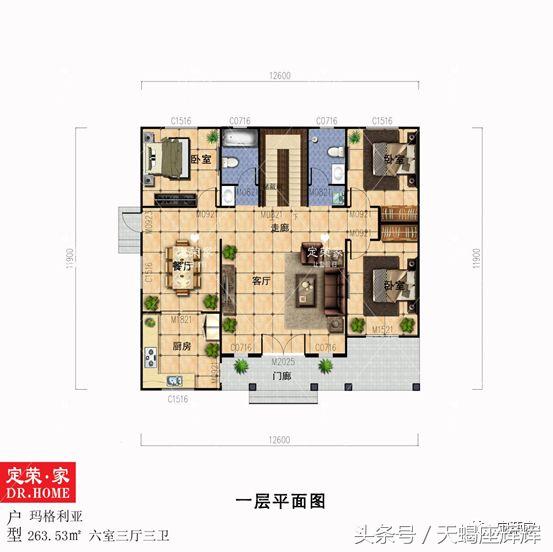 個性的意式風格別墅設計圖，動靜結合意境優美！